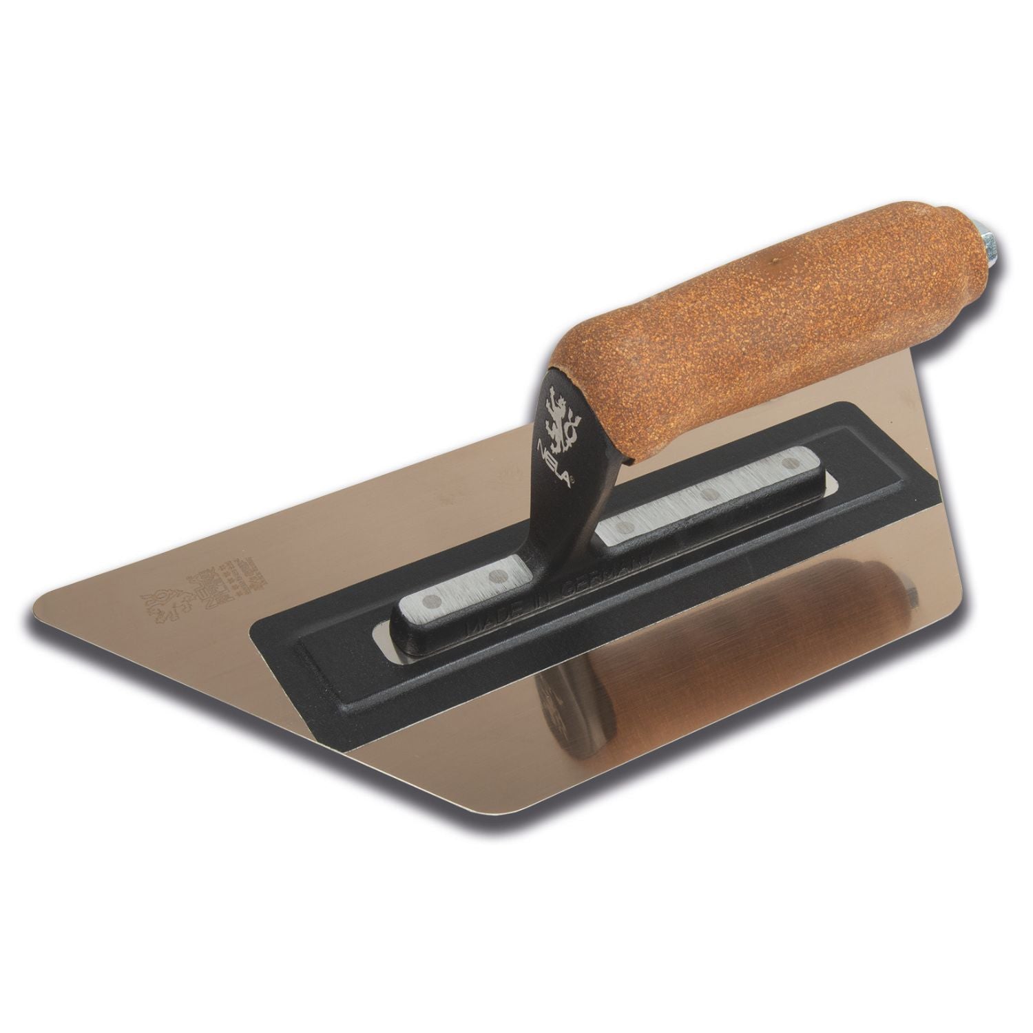 Premium Venezianische Glättekelle Supreme Flex Gold Trapezform (Rhombus) – Produktansicht