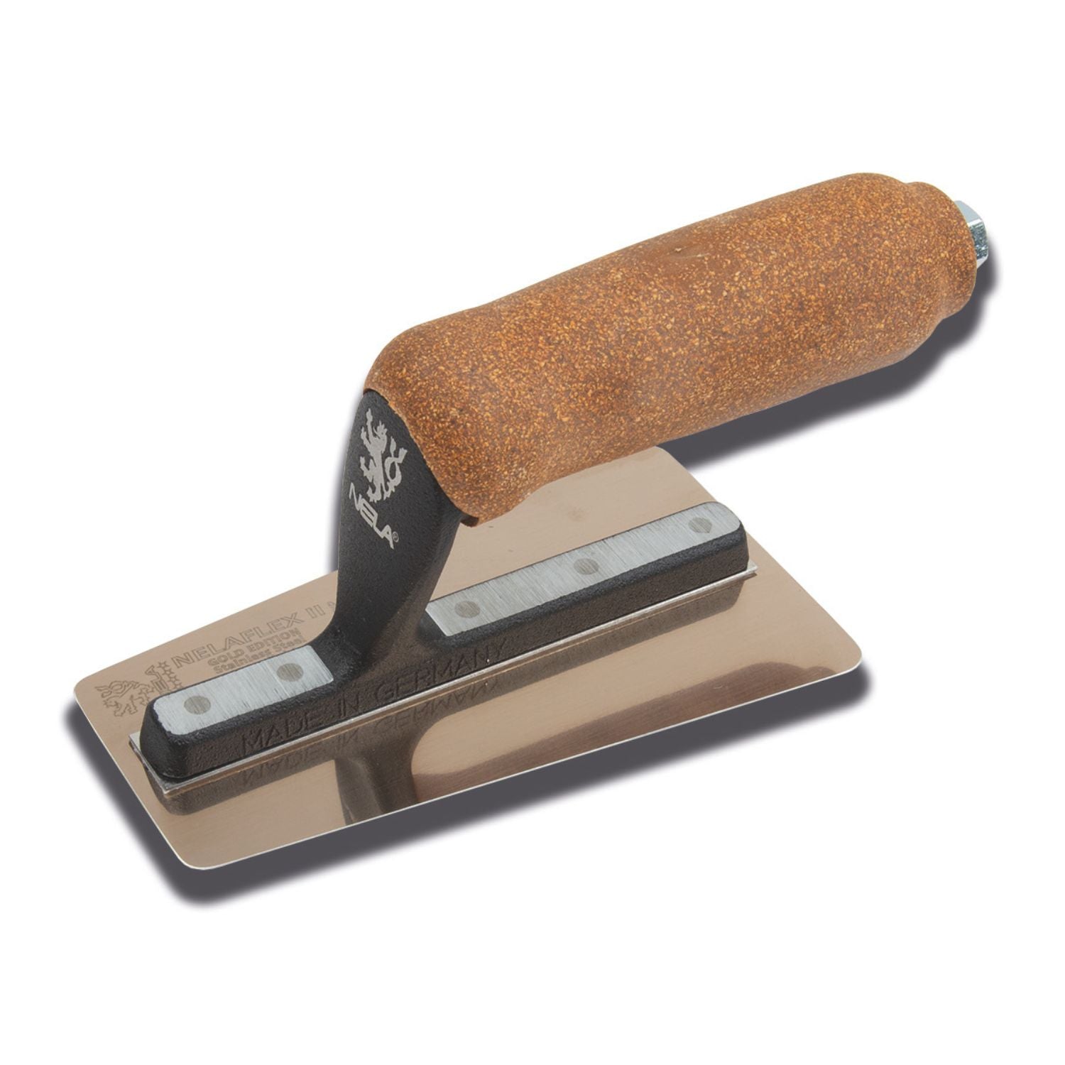 Premium Mini Venezianische Glättekelle Supreme Flex Gold Trapezform – Produktansicht
