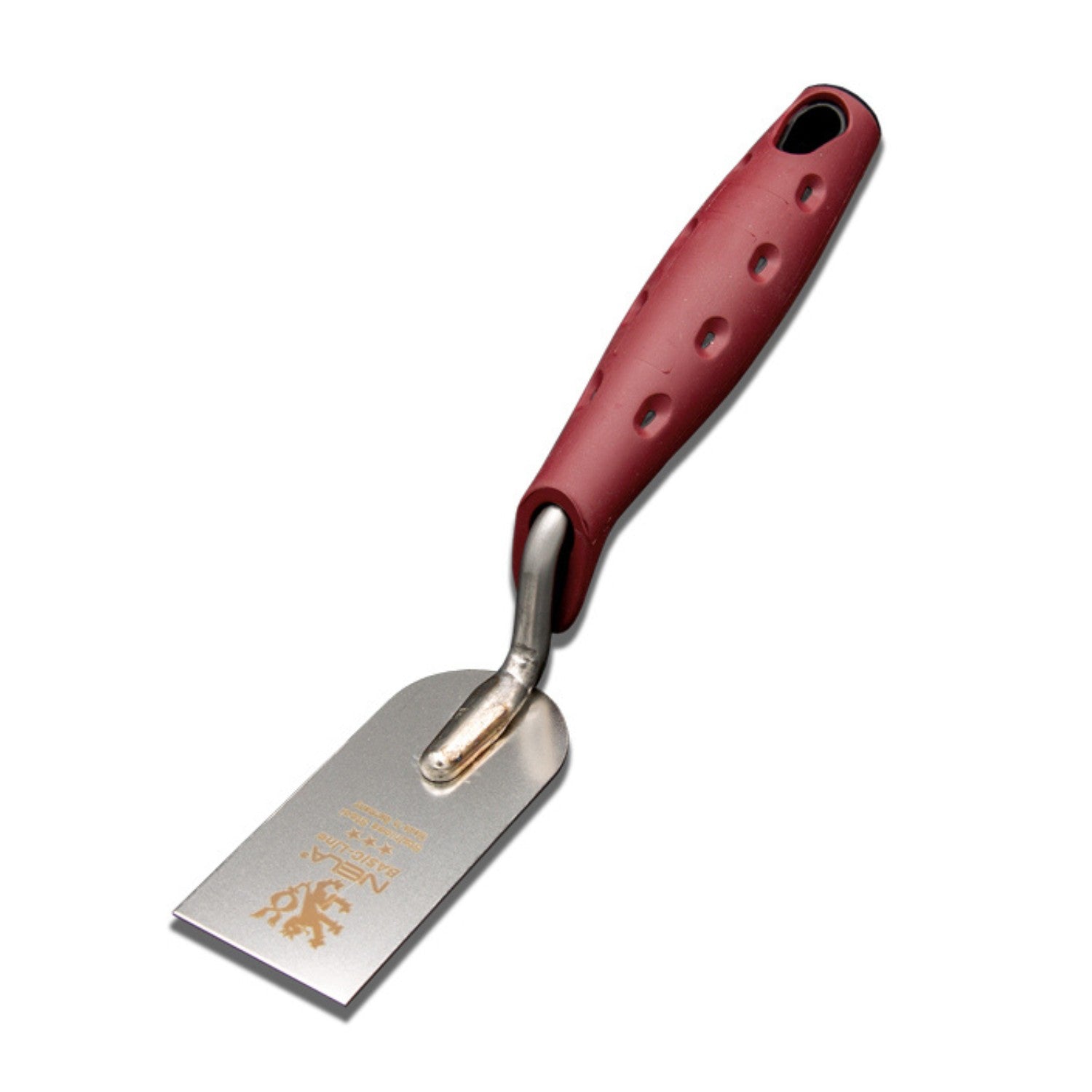 Basic Line Stuckateurspachtel rostfrei BiKo Softgriff weinrot – weitere Produktansicht