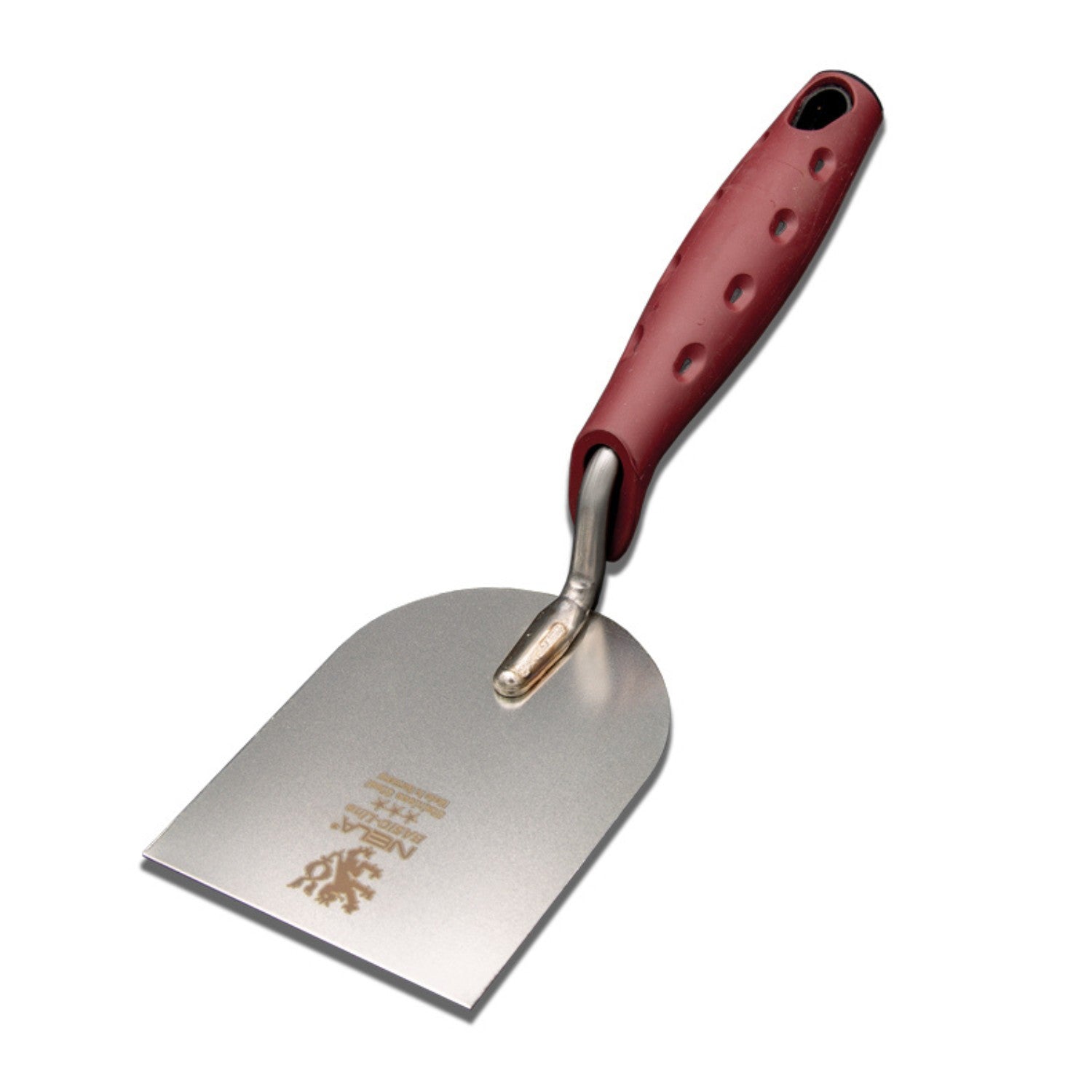 Basic Line Stuckateurspachtel rostfrei BiKo Softgriff weinrot – Produktansicht