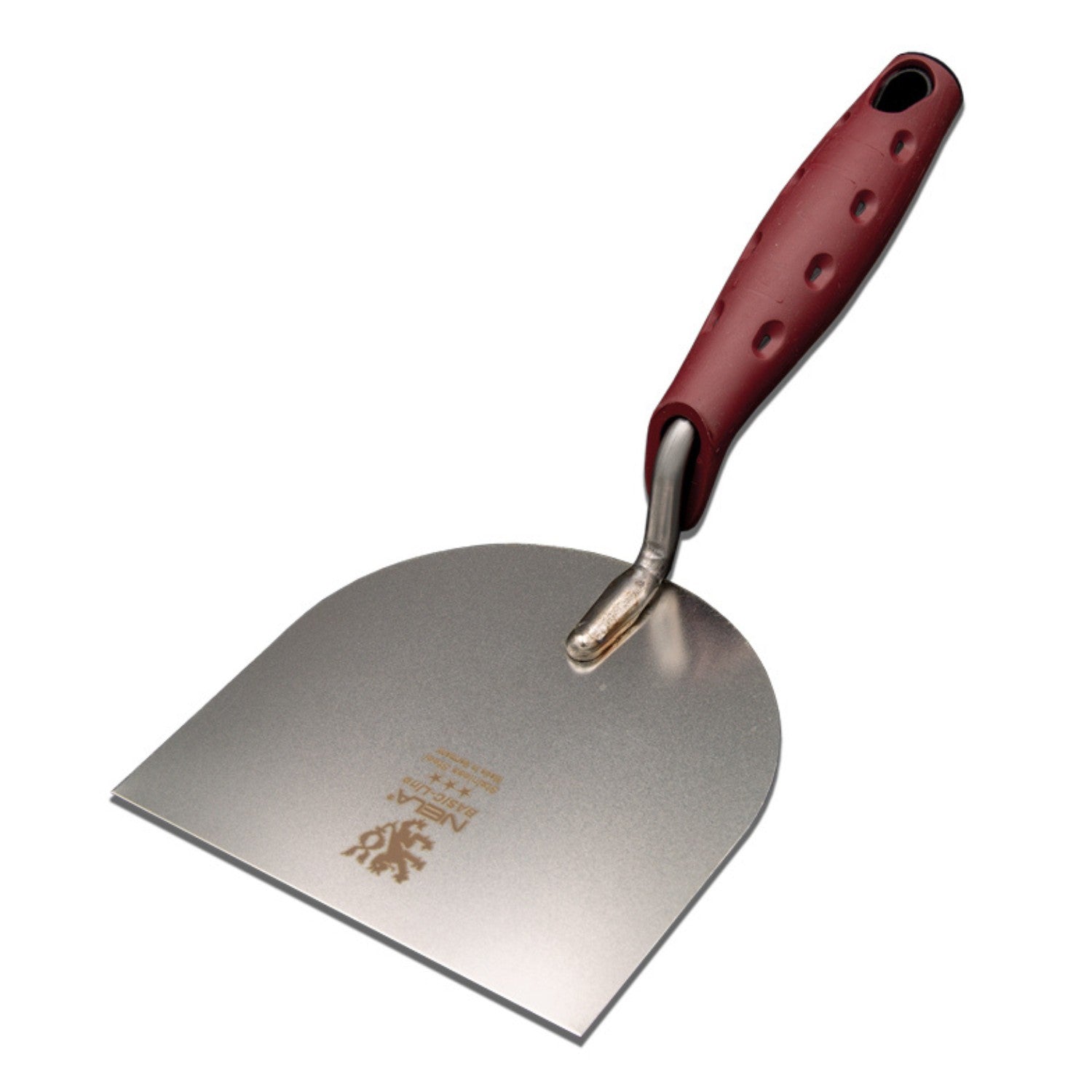 Basic Line Stuckateurspachtel rostfrei BiKo Softgriff weinrot – Detailansicht 2