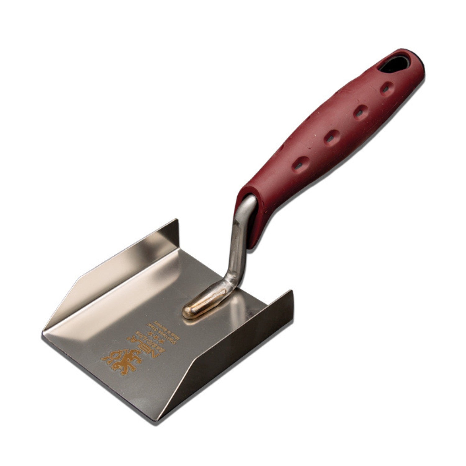 Basic Line Stuckateur-Eckenspachtel 90x80 mm rostfrei 2 Seiten aufgebogen – Produktansicht