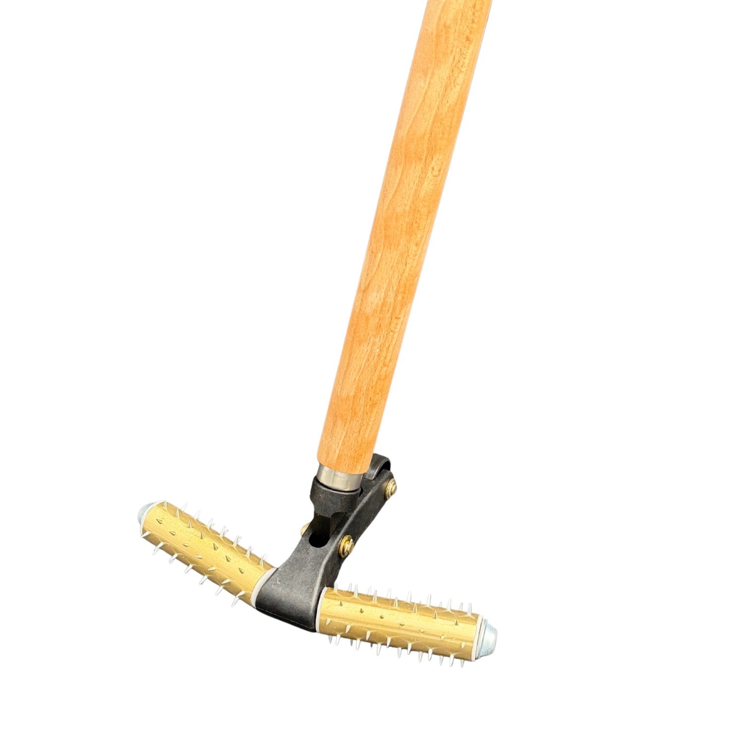 Tapetenkiller Premium Messingwalzen Holzstiel – Produktansicht