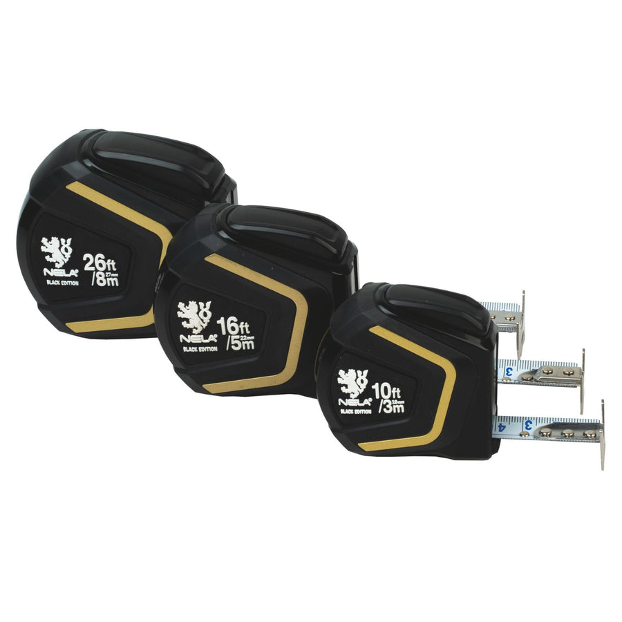 Black Edition Rollband Maßband extra stabil – Produktansicht